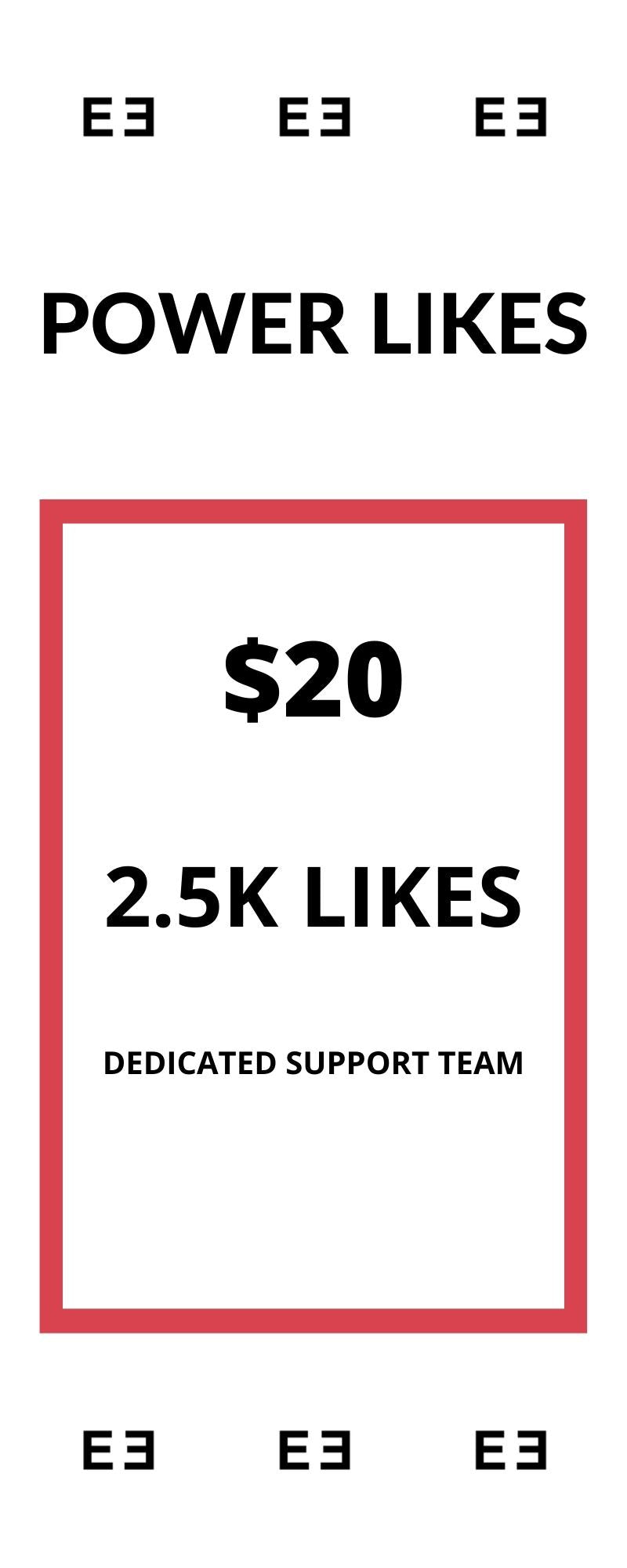 2,500 Instagram Likes