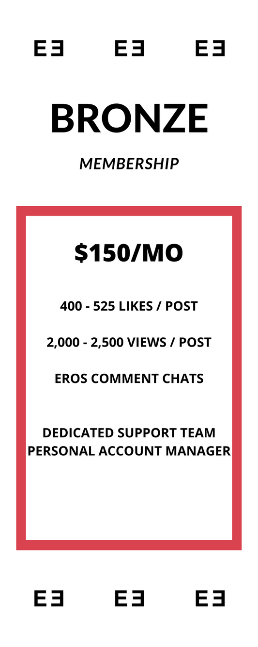 Bronze Instagram Membership