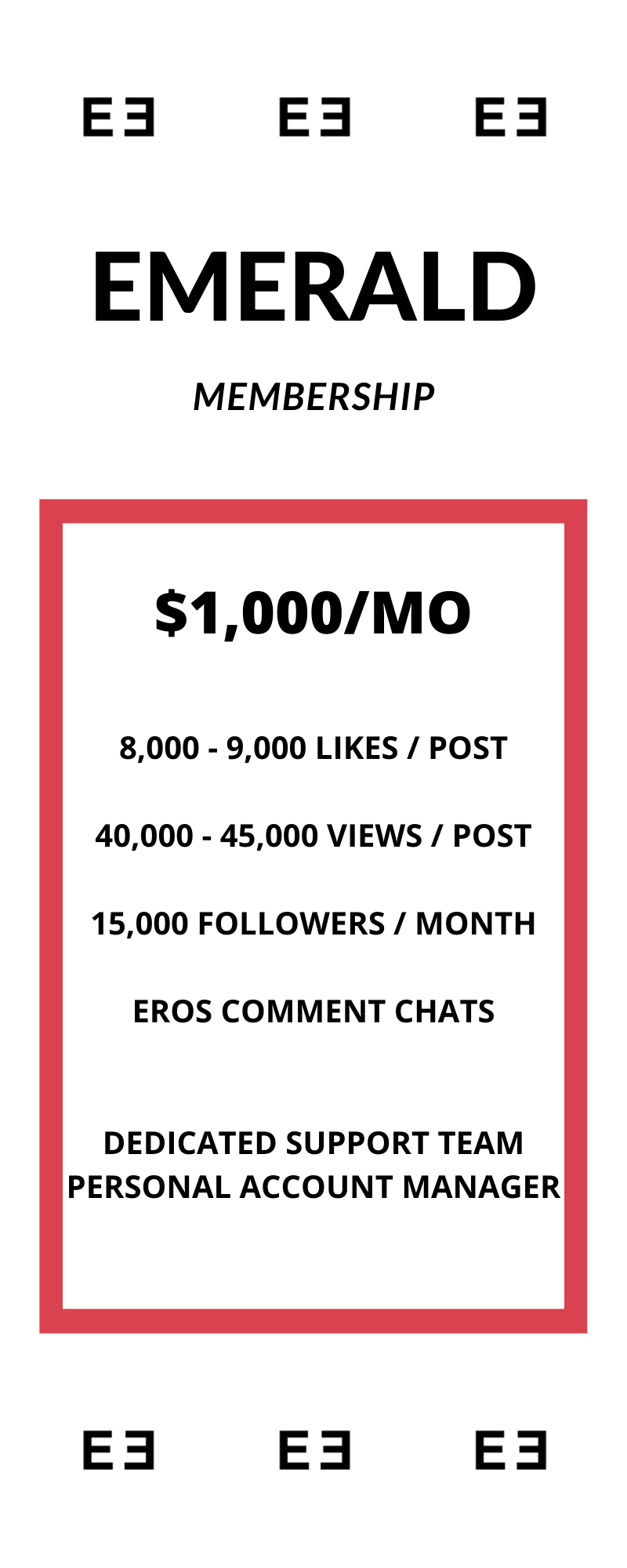 Emerald Instagram Membership