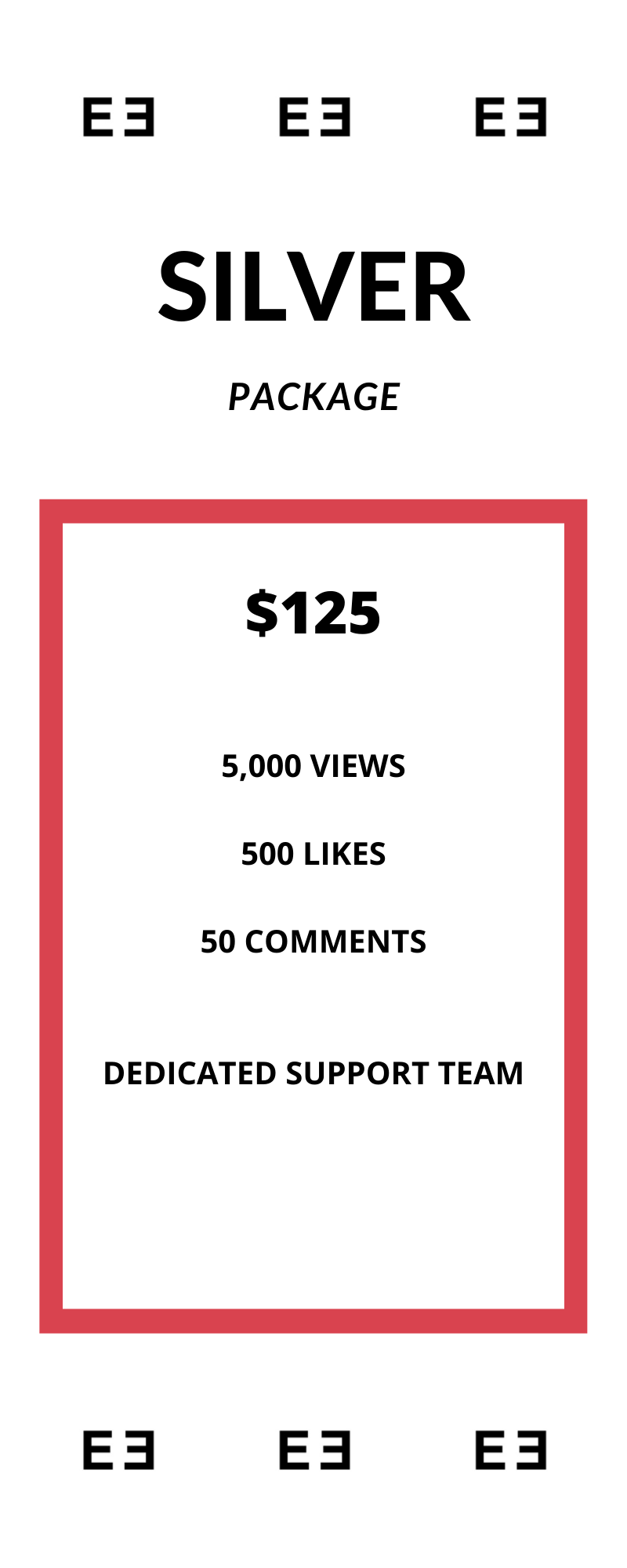 Silver YouTube Package