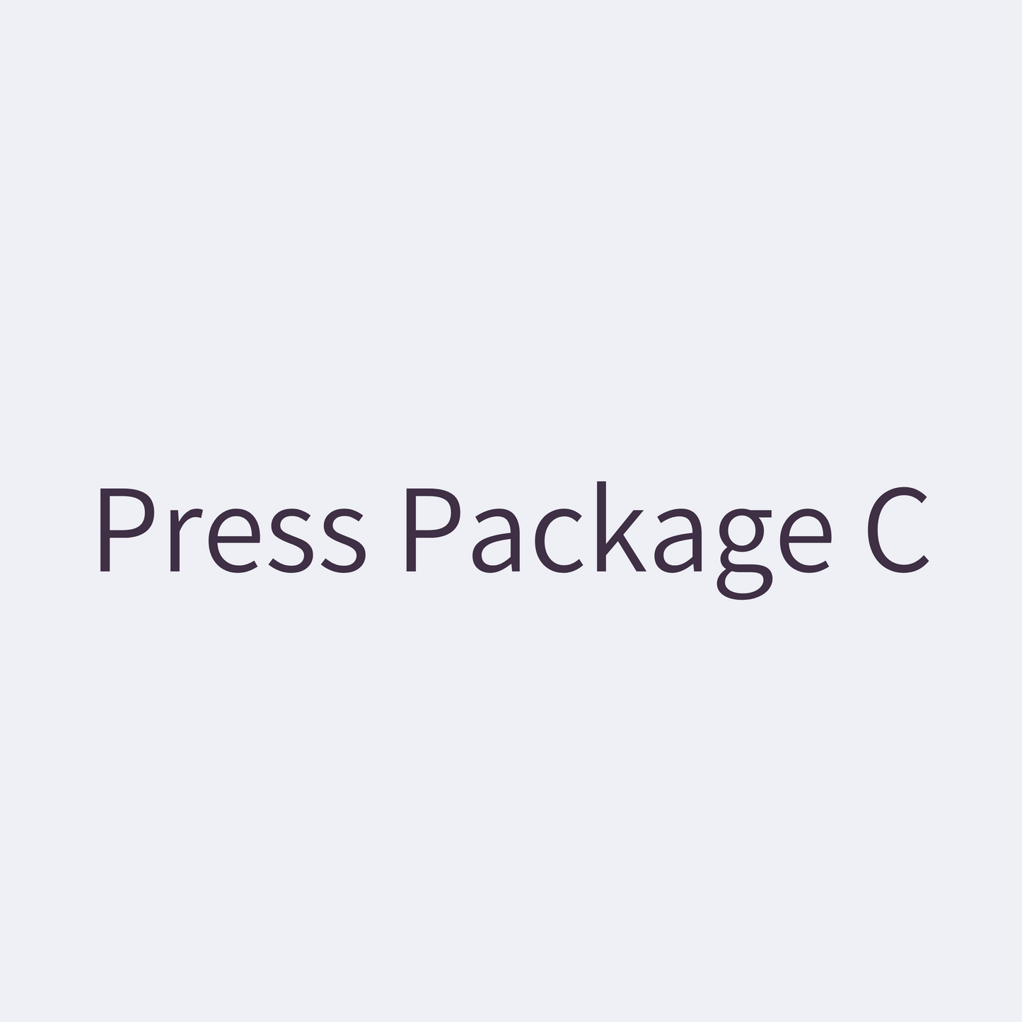 Press Package C